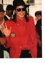 Michael Jackson teen magazine pinup Clipping Vintage 1980&#39;s Teen Beat Thriller - £2.59 GBP
