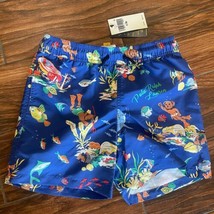 POLO Ralph Lauren NWT $70 Boys Traveler Polo Bear Swim Trunk Snorkel Small 8 - $36.24