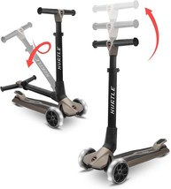 Hurtle HURXLGY 3 Wheeled Scooter for Kids - Foldable Stand Child Toddler... - $28.80