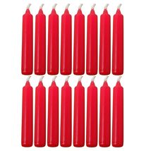 Red .7 inch diameter German Christmas Pyramid Candles 18 Count Made in G... - $25.73