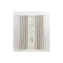 Lauren Ralph Lauren Blackout Tab/Rod Pocket Curtain Panel Size 54X96 Color White - £89.03 GBP