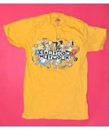 Cartoon Network Graphic Tee S Show Characters Channel Logo Dark Yellow T... - £3.89 GBP