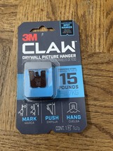 3M CLAW Strong Durable Drywall Picture Hanger (15 LB) with Temporary Spo... - £6.96 GBP