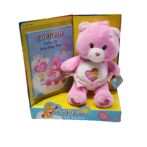 2003 Care Bears Baby Hugs Pink Bear W/ Book New In Box W/ Tag Play Along - £44.80 GBP