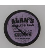 Asheville Smoke Alan&#39;s Jewelry &amp; Pawn Advertising Puck Diamond Hockey - $4.95