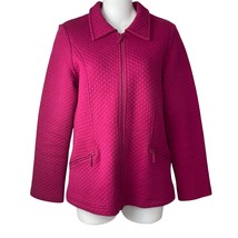 Itsu Women’s Quilted Fuschia Jacket Size Small - £9.80 GBP