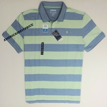 IZOD ADVANTAGE PERFORMANCE NEW MENS POLO SHIRT COOLING TECHNOLOGY BLUE/G... - $369.89 MXN