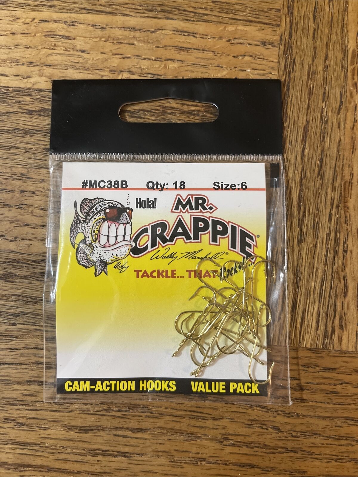 Mr Crappie MC38B 6 Cam-Action Hooks