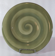 HAUSENWARE GREEN SWIRL TWIST Pattern Retired SALAD PLATE Replacement 9&quot; -3 - £10.24 GBP