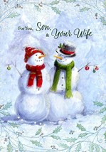 For You, Son &amp; Your Wife - CHRISTMAS GREETING CARD - 22744 - $2.79