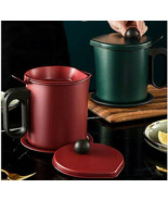 1.7L 304 Stainless Steel Oil Filter Pot Cooking Kitchen Fast Shipping - $35.00