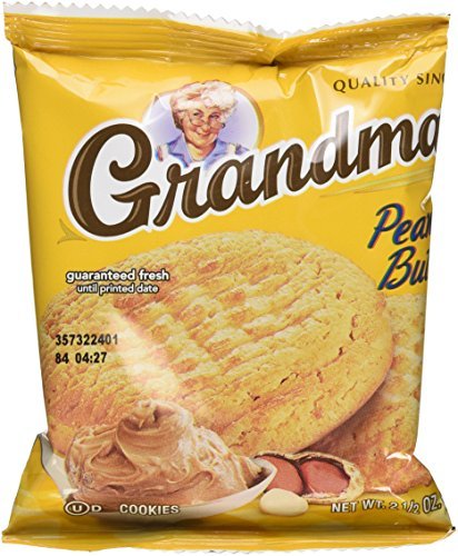 Grandmas Homestyle Peanut Butter Cookies 2.5 ounces Case of 33 - $39.99