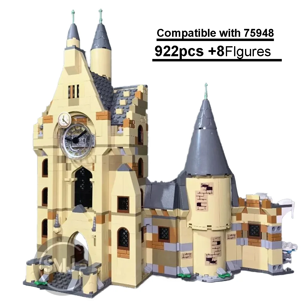 Building Model Blocks Boy Children Toy Compatible 75948 Magic School Clock Tower - £60.38 GBP