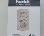 Kwikset Powerbolt 2 Touchpad Keyless Entry Deadbolt Satin Nickel 6 Codes... - $37.39