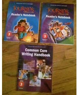 Journey Common Core Reader&#39;s Notebook Grade 3 Vol 1 &amp;2, Common Core Writ... - $10.21