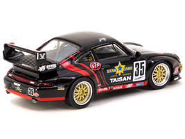 Porsche 911 GT2 #35 Taisan - Starcard Black Collab64 Series 1/64 Diecast Car Sch - £23.58 GBP