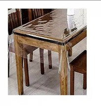 TABLECLOTH CLEAR PLASTIC WATERPROOF TRANSPARENT HEAVY DUTY TABLE COVER 6... - $18.79