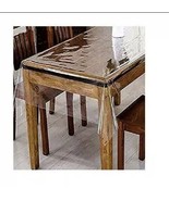 TABLECLOTH CLEAR PLASTIC WATERPROOF TRANSPARENT HEAVY DUTY TABLE COVER 6... - $18.79