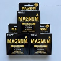 Trojan Magnum Large Size Gold Collection Condoms - 3 Pack - £12.15 GBP