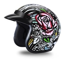 Daytona Helmets Cruiser W/ Tribal Vespa DOT Motorcycle Helmet DC6-T - £88.62 GBP
