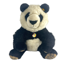 Steiff Stuffed Plush Panda 14&quot; Manschli Cosy Friends 064821 w/Tags China... - $72.35
