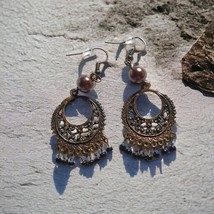 Beach Core Boho Bali Vintage Earrings Women Fashion Brass Tone Jewelry C... - £11.24 GBP