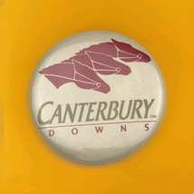 Canterbury Downs Vintage Pin Button Horse Track Races Equestrian - £9.85 GBP