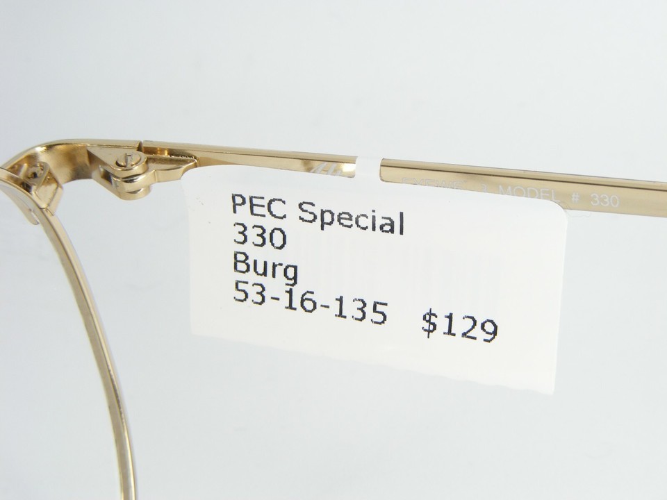 NEW W/ TAG Altair 330 BURGUNDY EYEGLASSES GLASSES METAL FRAME 53-16-135mm France Item image 9