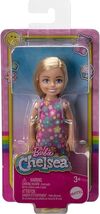 Barbie Chelsea HKD89 Small Girl Doll w/Blonde Hair &amp; Blue Eyes, Flowered... - $18.32 MXN