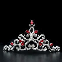 LO2109 - Imitation Rhodium Brass Tiaras & Hair Clip with Top Grade Crystal  in R - $93.16 CAD