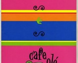 Cafe Ole Fajitas y Margaritas Menu Riverwalk San Antonio Texas - £13.92 GBP
