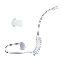 Bulk 1X Clear Coiled Acoustic Tubes Security Surveillance Earpiece Heads... - £11.98 GBP