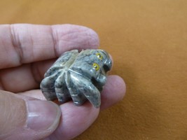 Y-SPI-4) little gray white TARANTULA spider gem stone figurine SOAPSTONE... - £6.86 GBP