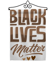 Black Lives Matter Love BLM - Impressions Decorative Metal Wall Hanger Garden Fl - £24.10 GBP