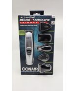 CONAIR All-In-One Trimmer 13 Piece Rechargeable  Mustache Beard Men GMT1... - €21,48 EUR