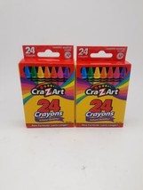 (2) Cra-Z-Art 24 Count Smoother Brighter Colors Crayons - £7.85 GBP