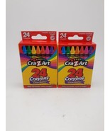 (2) Cra-Z-Art 24 Count Smoother Brighter Colors Crayons - $185.39 MXN