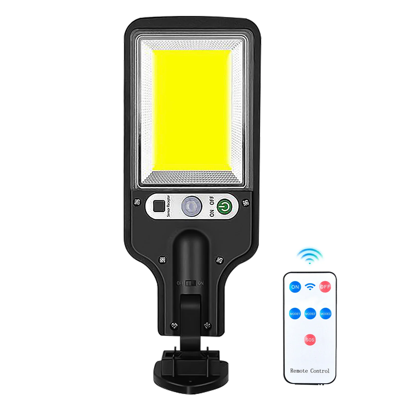 Solar Street Security Lamp with Remote Control Motion Sensor Street Lamp... - £154.87 GBP