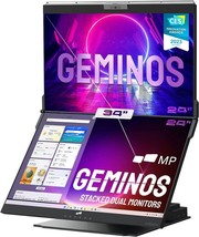 Mobile Pixels Geminos Dual 24&quot; Stacked Computer Monitor (116-1001P01) - £311.49 GBP