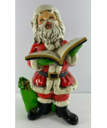 Vintage JOSEF ORIGINALS Japan Caroling Jolly 8 inch SANTA CLAUS - $39.59