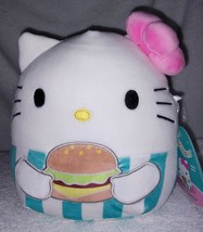 Squishmallows Hello Kitty Holding A Burger 7.5" NWT - $17.70