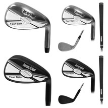 Longridge Tour Spin Golf Wedge - Silver or Black. 52, 56, 60 or 64 degree. - $36.43