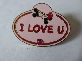 Disney Exchange Pin 89076 Cast Member - Pink Valentine I Love U Name Badge-
s... - $31.90