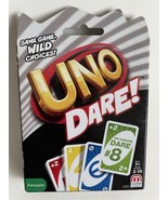Uno Dare! Card Game Same Game Wild Choices! Mattel Kids or Adults ages 7... - $7.13 CAD