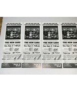 THE CARS UNUSED CONCERT TICKET VOUCHERS Elliot Easton Greg Hawkes Todd R... - $9.99