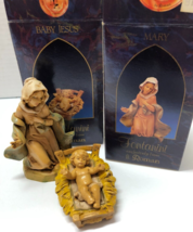 Fontanini Holy Mother Mary &amp; Baby Jesus Heirloom Set of 2 Nativity Figur... - $49.50