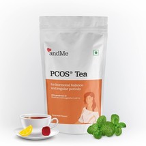 2x Grüne Minze Tee für Pcos Hilft Zu Balance Hormone, Manage Gewicht, Re... - £23.99 GBP