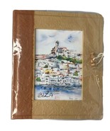 NEW Vintage Inspired IBIZA Watercolor Photo Album Scrapbook w/ Photo Cor... - $34.32 CAD