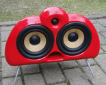 Scandyna Cinepod MK2 High End Centre Speaker In Red On Spikes Made In De... - $395.80
