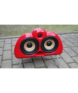 Scandyna Cinepod MK2 High End Centre Speaker In Red On Spikes Made In De... - £315.99 GBP